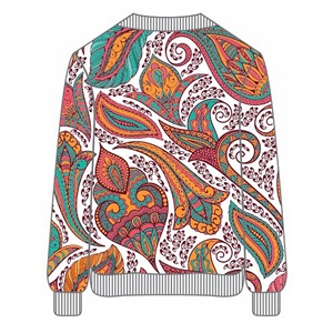 Sweat-shirt de créateur coloré pour hommes, sweat à capuche personnalisé, Sublimation, vente en gros - Product Image 2