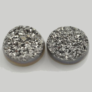 
 
 
 Cabochons en druzy naturel pour la fabrication de bijoux en gros |   Pierres taillées de formes variées avec des couleurs personnalisées et un revêtement naturel - Product Image 1