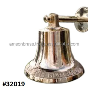 Campana de iglesia de metal de alto peso montada en la pared, venta al por mayor, campana colgante de recepción de campana de Navidad de latón metálico - Product Image 2