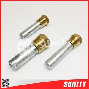 Anodos de Aluminio Personalizados Más Vendidos para Cascos de Embarcaciones y Reparaciones Navales 16mm*60mm*M8+1/2 Compatibles - Product Image 4