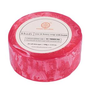 Ayurvedic Rose Honey <b>Loofah</b> Soap Natural Exfoliating Moisturizing Skin Care Bar Gentle Scrub Private Label OEM ODM Bulk Supply - Product Image 2