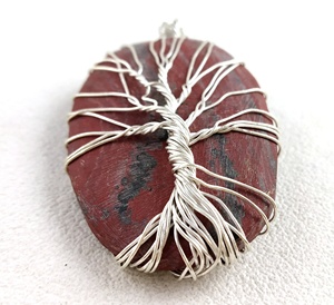 Natural Jasper Gemstone Jewelry Handmade 925 Sterling <b>Silver</b> <b>Pendant</b> <b>Pendant</b> Women <b>Men</b> <b>Silver</b> Charms - Product Image 4