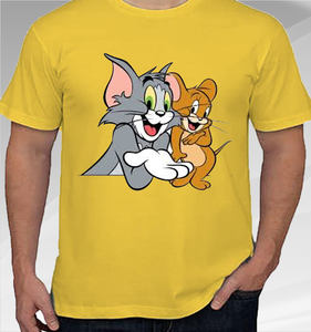 Camiseta 100% algodón personalizada para hombre, tela tejida de alta calidad de talla grande con impresión de logotipo personalizado - Product Image 4