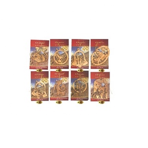 Bethléem ornement de noël fait à la main en bois d'olivier artisanat religieux européen complexe gravure cadeau décor à la maison OWO-12 - Product Image 1