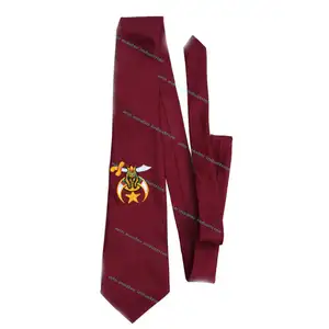 Santuario Shriner masónica regalia corbata rojo - Product Image 1