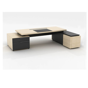 <span class=keywords><strong>Fancy</strong></span> Gỗ Laminate Ván Ép L Shape Văn Phòng Bàn Máy Tính - Product Image 5