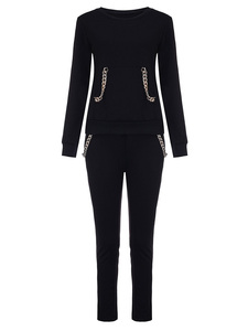 Survêtements pour femmes Survêtements en velours unisexe personnalisés pour enfants Velours réfléchissant en coton 100% Cropped Jogging trackster Survêtements pour femmes - Product Image 5