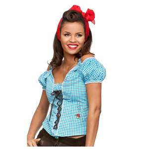 Top azul cielo de cerveza para mujer, blusa de mujer adulta, Oktoberfest, blusa informal con diseños - Product Image 1