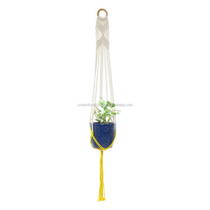Moderno Soporte para Macetas de Cuerda Hecho a Mano, Arte en Macramé, Elegante Soporte para Plantas, el Mejor Soporte para Plantas de Interior y Exterior - Product Image 2