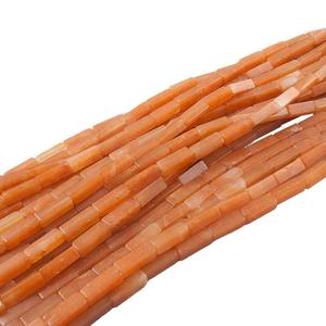 High quality Rectangle <b>Beads</b> <b>red</b> aventurine <b>bead</b> crystal women necklace jewellery square gemstone <b>bead</b> Jewelry Making suppler - Product Image 2