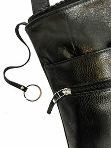 Classique dames fourre-tout poignée élégante haut zippé compartiment spacieux pour travail bureau voyage utilisation avec trois chaînes décoration - Product Image 6