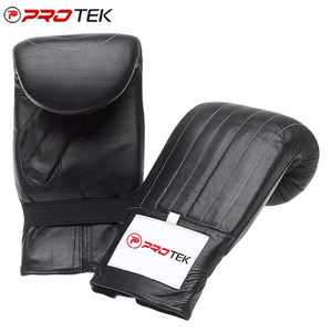 Gants en cuir véritable Offre Spéciale avec mitaines de sac en PU Équipement de boxe et gants de boxe de haute qualité - Product Image 6