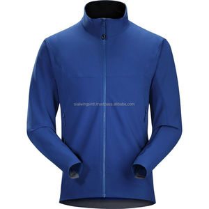 Veste coupe-vent softshell personnalisée pour homme, imperméable, chaude, respirante, col montant, impression logo, hiver - Product Image 1