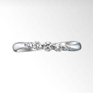 Anillo con Diamantes Redondos Reales de 0.15 TCW para Mujer, Oro Blanco de 14K, Anillo de Boda Minimalista, Elegante, Apilable, Joyería Fina, Regalo - Product Image 1