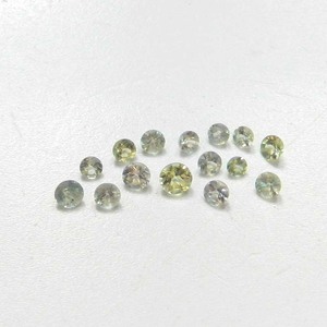 Pierre précieuse Alexandrite verte naturelle, taille ronde facettée de 3 mm, qualité AA, 0,13 ct, vente en gros - Product Image 2