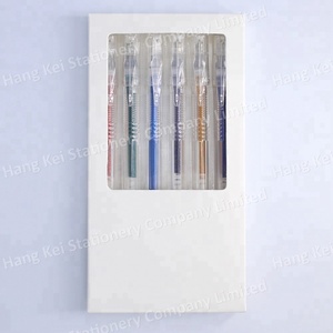 Ensembles de stylos gel multicolores de marque privée de style 2018 Fashion pour l'école et le bureau - Product Image 6