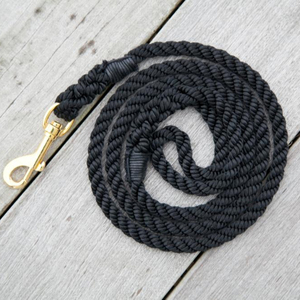 Laisse en macramé bleu sarcelle de haute qualité - Product Image 1