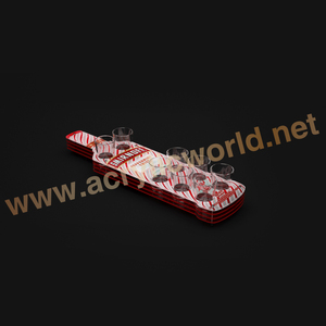 Soporte de exhibición led para vino, base de vino, acrílico, negro - Product Image 1