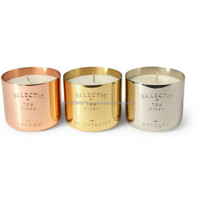 Tarro de vela martillado de cobre - Product Image 2