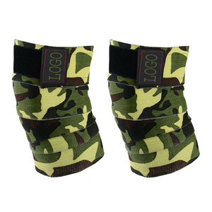 Latest Design Heavy Duty Weightlifting <b>Knee</b> <b>Support</b> Wrap for Unisex-Non-Slip Lightweight Adjustable Training <b>Knee</b> Wrap - Product Image 5