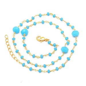 Collar de cuentas de cuarzo cristalino con collar de caja de cuentas de turmalina - Product Image 4