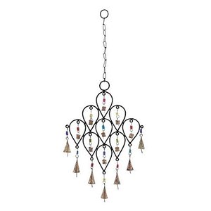 Campanas de viento de gota de hierro decorativas ajustables para la decoración de la sala de estar del hogar - Product Image 1