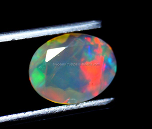 Fantastique pierre précieuse d'opale éthiopienne Welo brillant arc-en-ciel flashy gemmes d'opale éthiopienne à facettes en vrac pour la fabrication de bijoux - Product Image 3