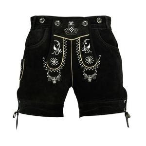 Bayrische Trachten Lederhosen Bavaria Oktoberfest verano transpirable gamuza corta con bordado Diseño de talla grande - Product Image 3