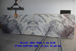 2025 bookmatch Lilac đánh bóng phiến đá Cẩm Thạch 2cm dày giá cả hợp lý Trắng CEM-SLB-56 đá cẩm thạch tường sàn gạch Made in TURKIYE - Product Image 5