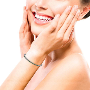 Bijoux ronds de bracelet d'argent de diopside de chrome - Product Image 3