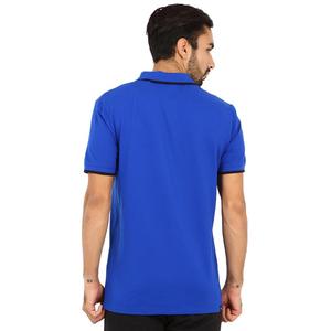 Camiseta personalizada de manga corta para hombre, Polo Piqué azul - Product Image 2