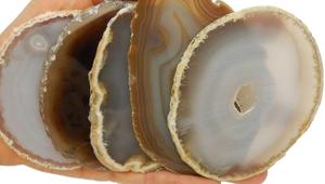 Collier en tranche d'agate - Product Image 4