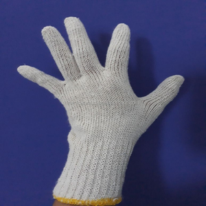 Baixo preço malha descartáveis XL trabalho luvas algodão forro revestido segurança luvas para uso geral - Product Image 2