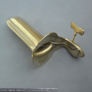 Espéculo Vaginal de Collin, instrumentos quirúrgicos vaginales femeninos ginecológicos básicos con revestimiento negro y dorado - Product Image 4