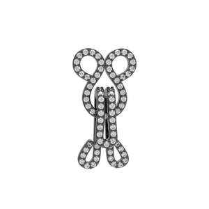 925เงินสเตอร์ลิงปูเพชร Spacer Rondelle หาอัญมณี Metarock - Product Image 1