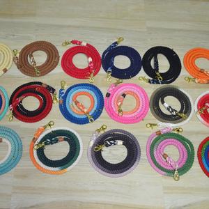 HANDMADE COTTON ROPE <b>DOG</b> <b>LEASH</b> CHOOSE YOUR COLOR - Product Image 1