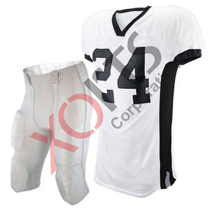 Uniformes de fútbol americano bordados personalizados, Jerseys sublimados, pantalones integrados - Product Image 6