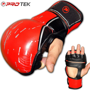 Premium <b>Custom</b> Made <b>MMA</b> Grappling <b>Gloves</b> with Genuine or Synthetic Leather and Comfortable Fit for Martial Arts Boxing Practice - Product Image 3