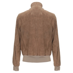 Elegant Designed Distressed 2025 Classic Brando <b>Men's</b> Suede Leather Motorcycle Bomber <b>Jacket</b> Plus Size <b>Summer</b> Spring Bottom Rib - Product Image 2