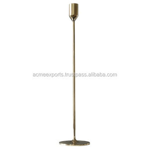 Modern Gold Metal <b>Candlestick</b> Holders Set of 3 <b>Tall</b> Taper Candle Stand Elegant Home Decor - Product Image 3