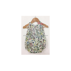 CPSC-Pelele de algodón orgánico para niñas recién nacidas, diseño personalizado, certificado - Product Image 1