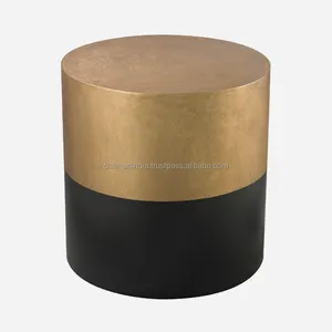 Metal altın davul masa