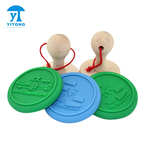 ซิลิโคนยางแสตมป์คุกกี้ไม้Handle Stamper,บิสกิตแสตมป์วันหยุดคุกกี้เครื่องมือ - Product Image 3