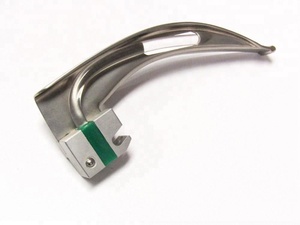Hojas de laringoscopio de fibra óptica de acero inoxidable de un solo uso Base de instrumentos quirúrgicos - Product Image 6