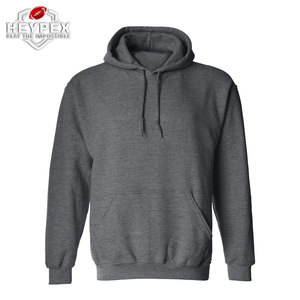 Sweat à capuche pour hommes 2025 coupe ample 100% coton hiver tissu de laine teint uni motif solide col à capuche à prix raisonnable - Product Image 6