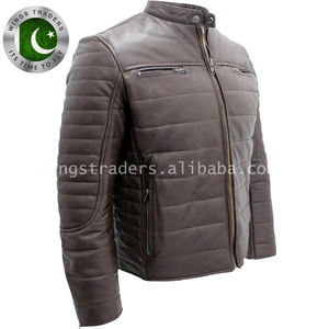 2021 Wholesale Hot Style High Quality Custom Leather Fashion <b>Jacket</b> in Pakistan - Product Image 3