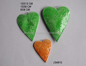 Decoración colgante de hoja de árbol de hierro multicolor de alta calidad para decoración navideña del hogar Bola de Navidad y adornos de árbol - Product Image 2