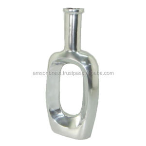 Florero de hierro, nuevo diseño, florero de aluminio y Metal para decoración del hogar, florero central para ceremonia de compromiso - Product Image 6