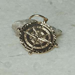 Pendentif en or massif 14k, nouveau Design fait à la main, bijoux en or jaune, cadeau pour elle, qualité supérieure, 2023 - Product Image 3