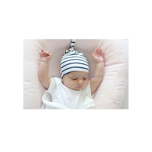 Factory Direct Supply High Quality Organic Cotton Unisex Newborn Baby Beanie - Product Image 1